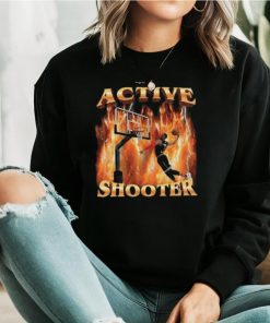 Active Shooter Basketball Adult Unisex T Shirt