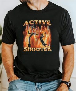 Active Shooter Basketball Adult Unisex T Shirt