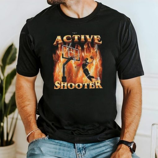 Active Shooter Basketball Adult Unisex T Shirt