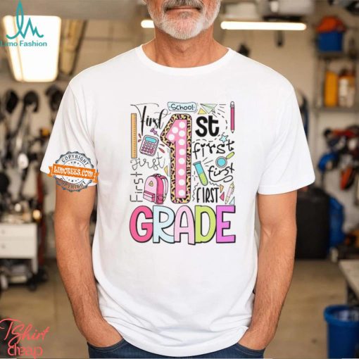 Adorable First Grade Shirt for Girl   Back to School Shirt