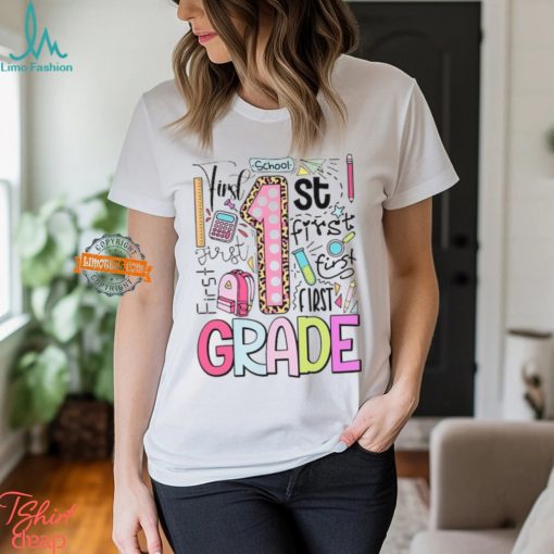 Adorable First Grade Shirt for Girl   Back to School Shirt