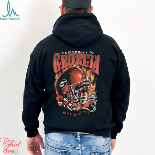 Adult Gildan Brand University Georgia Bulldogs Long Sleeve Graphic T Shirt