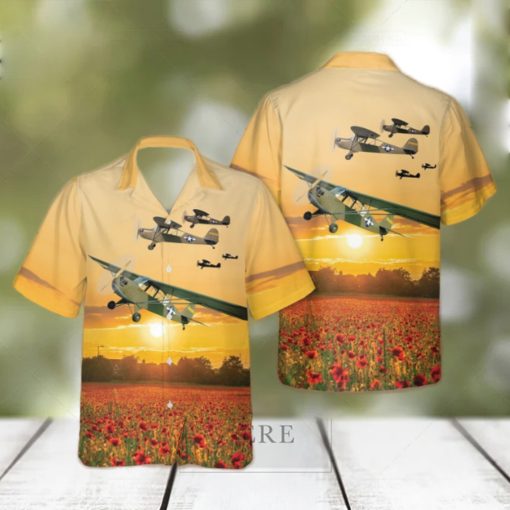 Aeronca L 3B Grasshopper World War II Hawaiian Shirt