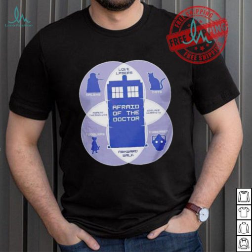 Afraid of the doctor Doctor Who shirt