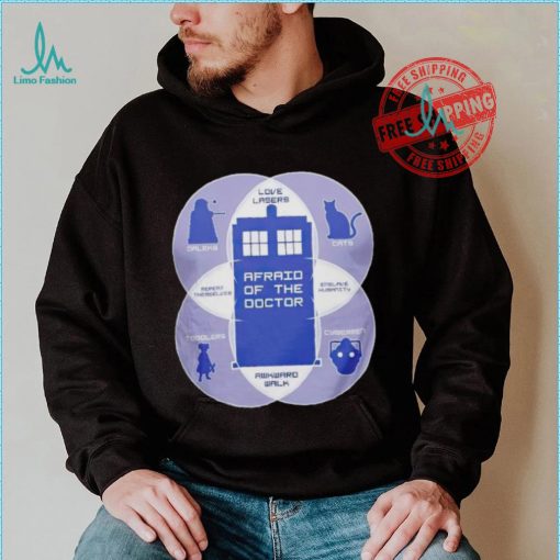 Afraid of the doctor Doctor Who shirt