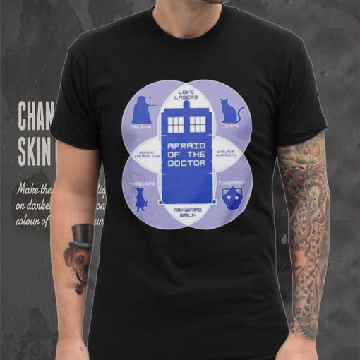 Afraid of the doctor Doctor Who shirt