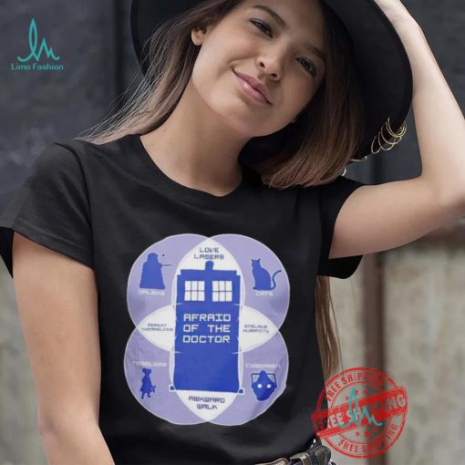 Afraid of the doctor Doctor Who shirt