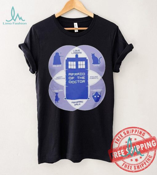 Afraid of the doctor Doctor Who shirt