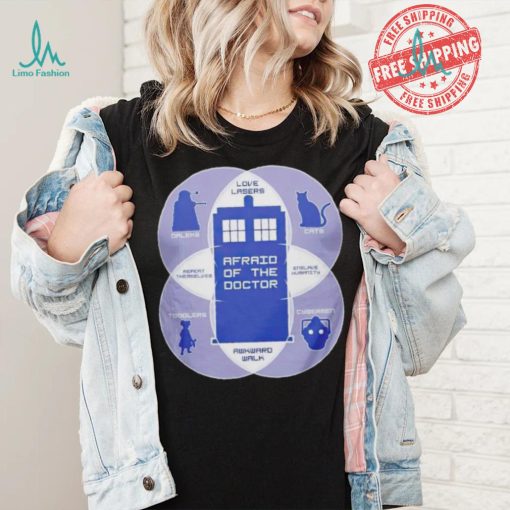 Afraid of the doctor Doctor Who shirt