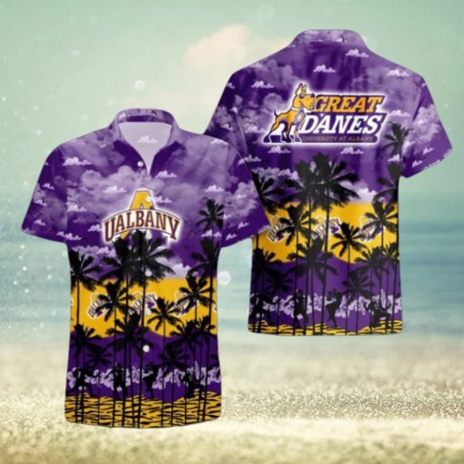 Albany Great Danes Palms Tree Hawaiian Shirt