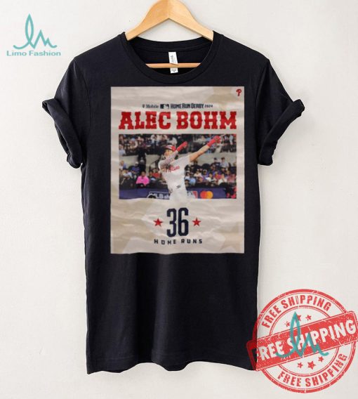 Alec Bohm Philadelphia Phillies 36 Mlb All Star Home Run Derby 2024 shirt