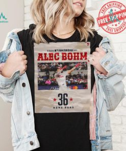 Alec Bohm Philadelphia Phillies 36 Mlb All Star Home Run Derby 2024 shirt