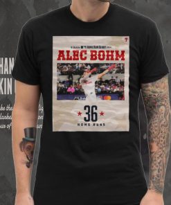 Alec Bohm Philadelphia Phillies 36 Mlb All Star Home Run Derby 2024 shirt