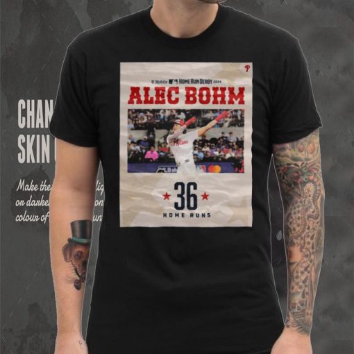 Alec Bohm Philadelphia Phillies 36 Mlb All Star Home Run Derby 2024 shirt
