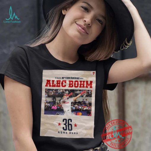 Alec Bohm Philadelphia Phillies 36 Mlb All Star Home Run Derby 2024 shirt