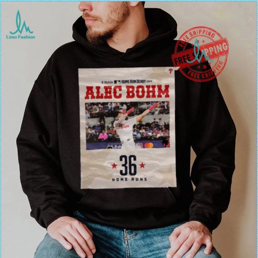 Alec Bohm Philadelphia Phillies 36 Mlb All Star Home Run Derby 2024 shirt
