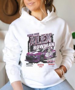 Alex Bowman Checkered Flag Sports White 2024 Grant Park 165 Race Winner T Shirt