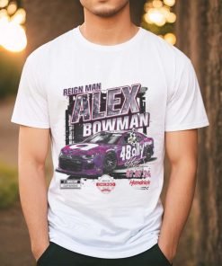 Alex Bowman Checkered Flag Sports White 2024 Grant Park 165 Race Winner T Shirt