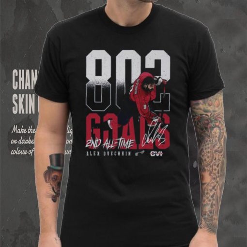 Alex Ovechkin Washington 2nd All Time Goals T Shirt