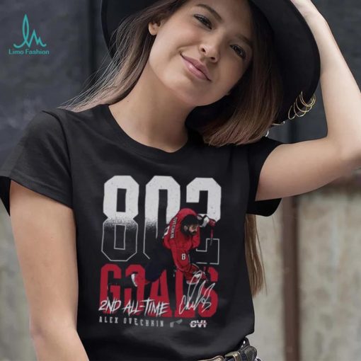 Alex Ovechkin Washington 2nd All Time Goals T Shirt