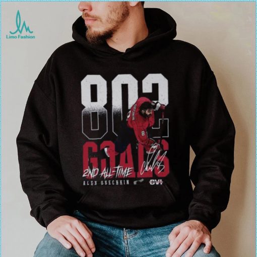 Alex Ovechkin Washington 2nd All Time Goals T Shirt