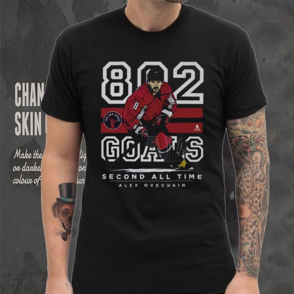 Alex Ovechkin Washington 802 Goals T Shirt Alex Ovechkin Washington 802 Goals T Shirt