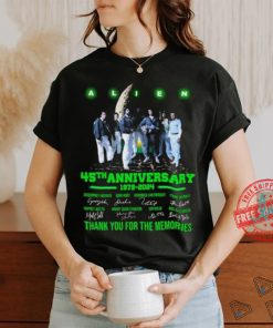 Alien 45th Anniversary 1979 – 2024 Thank You For The Memories T shirt