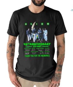 Alien 45th Anniversary 1979 – 2024 Thank You For The Memories T shirt