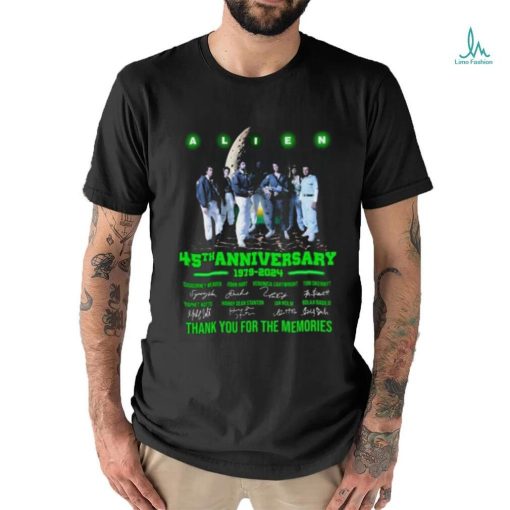 Alien 45th Anniversary 1979 – 2024 Thank You For The Memories T shirt