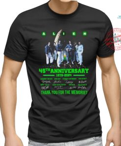 Alien 45th Anniversary 1979 – 2024 Thank You For The Memories T shirt