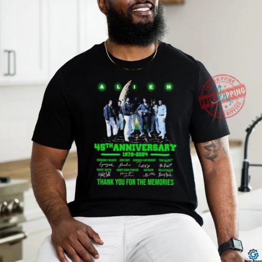 Alien 45th Anniversary 1979 – 2024 Thank You For The Memories T shirt