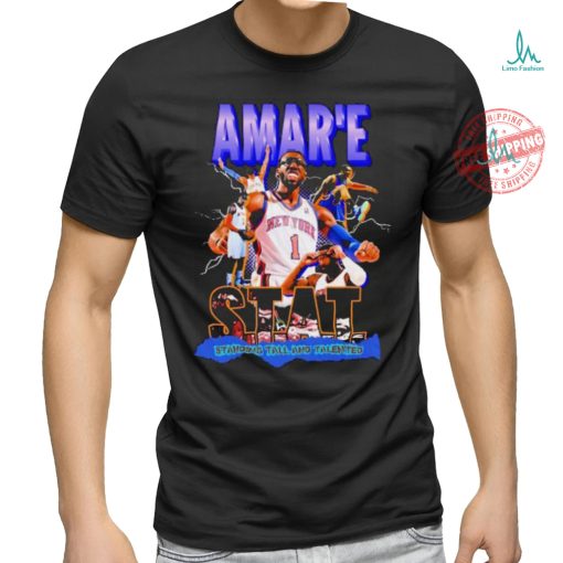 Amar’e Stat Standing Tall And Talented Basketball T shirt