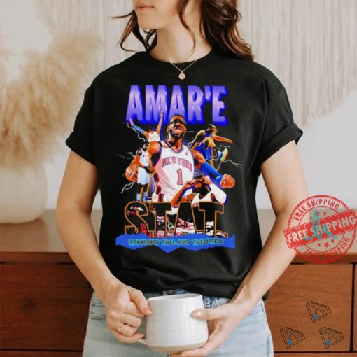Amar’e Stat Standing Tall And Talented Basketball T shirt