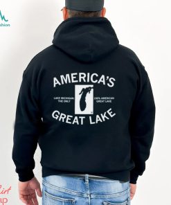 America’s Great Lake Lake Michigan The Only 100 American Great Lake Text Shirt