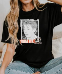 Anaheim Ducks Beckett Sennecke what the duck shirt