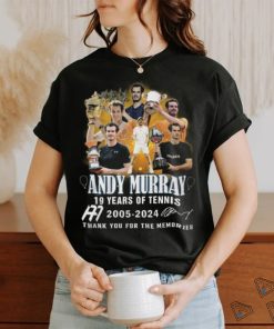 Andy Murray 19 Years Of 2005 2024 Thank You For The Memories T Shirt
