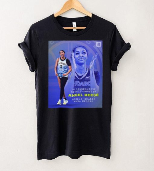 Angel Reese 10 Consecutive Double Doubles Single Season Wnba Record Shirt