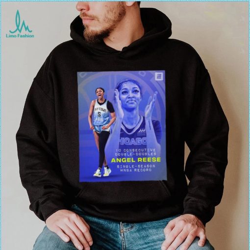 Angel Reese 10 Consecutive Double Doubles Single Season Wnba Record Shirt