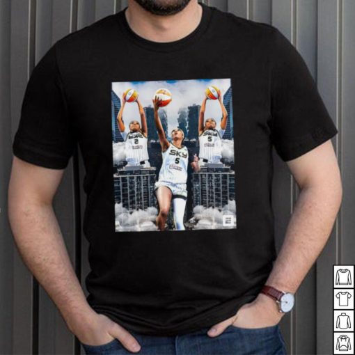 Angel Reese Wnba Double Double Record As Rookie Shirt