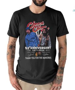 Anniversary 1971–2024 Thank You For The Memories Signature T Shirt, hoodie, sweater, long sleeve and tank top Anniversary 1971–2024 Thank You For The Memories Signature T Shirt