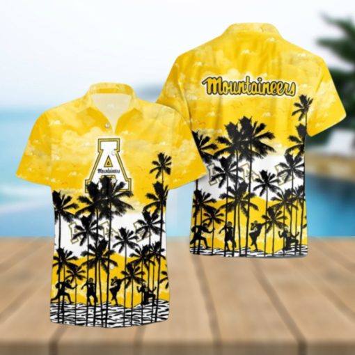 Appalachian State Mountaineers Palms Tree Hawaiian Shirt