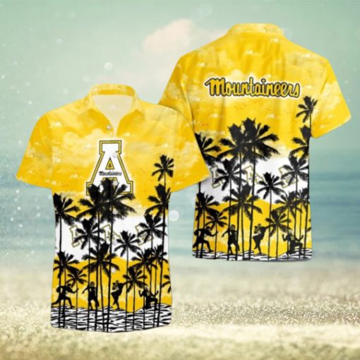 Appalachian State Mountaineers Palms Tree Hawaiian Shirt