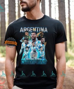 Argentina 2024 Copa America Champions T Shirt