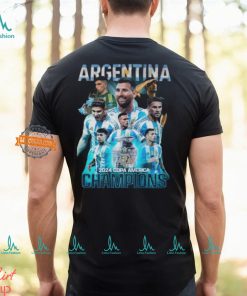 Argentina 2024 Copa America Champions T Shirt