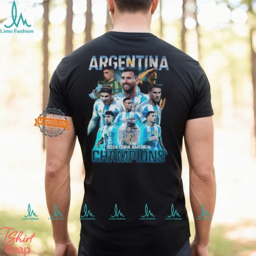 Argentina 2024 Copa America Champions T Shirt