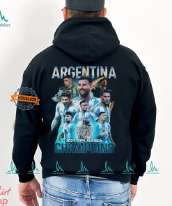 Argentina 2024 Copa America Champions T Shirt