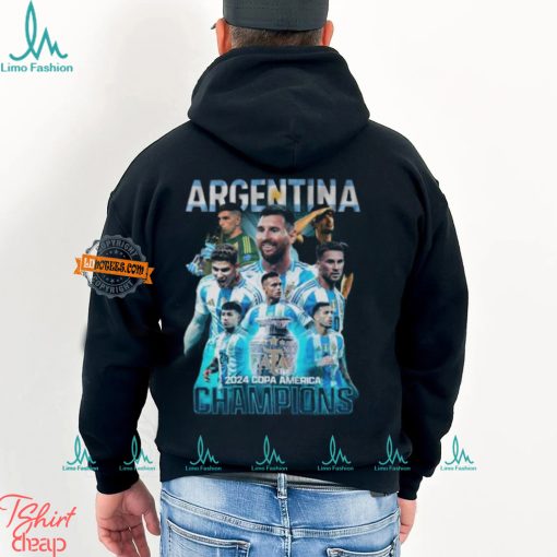 Argentina 2024 Copa America Champions T Shirt