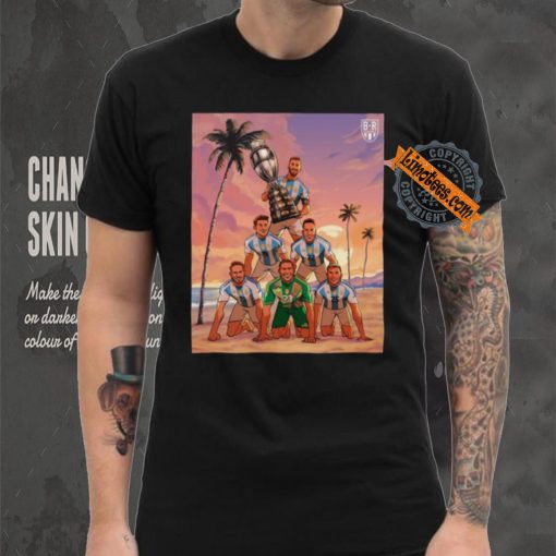 Argentina Are Copa América Champions Again 2024 Shirt