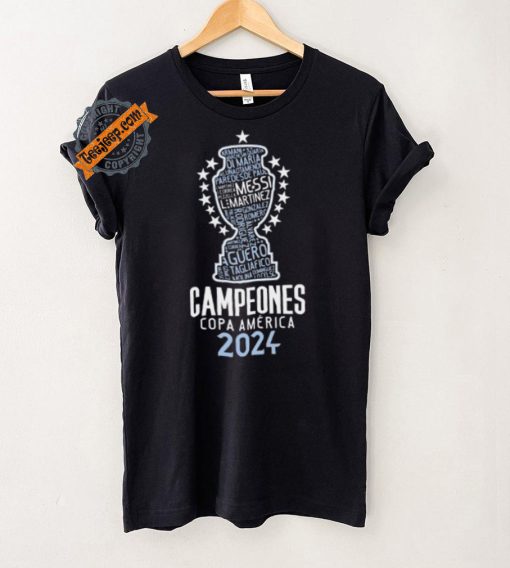 Argentina Copa America Champions Messi 10 Shirt 2024 Copa America 2024 Champions T Shirt Argentina Champions Shirt