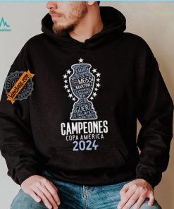 Argentina Copa America Champions Messi 10 Shirt 2024 Copa America 2024 Champions T Shirt Argentina Champions Shirt